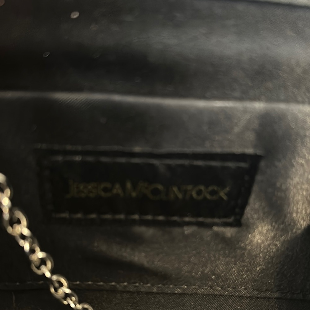 Black‎ Rhinestone Clutch - Picture 3 of 3